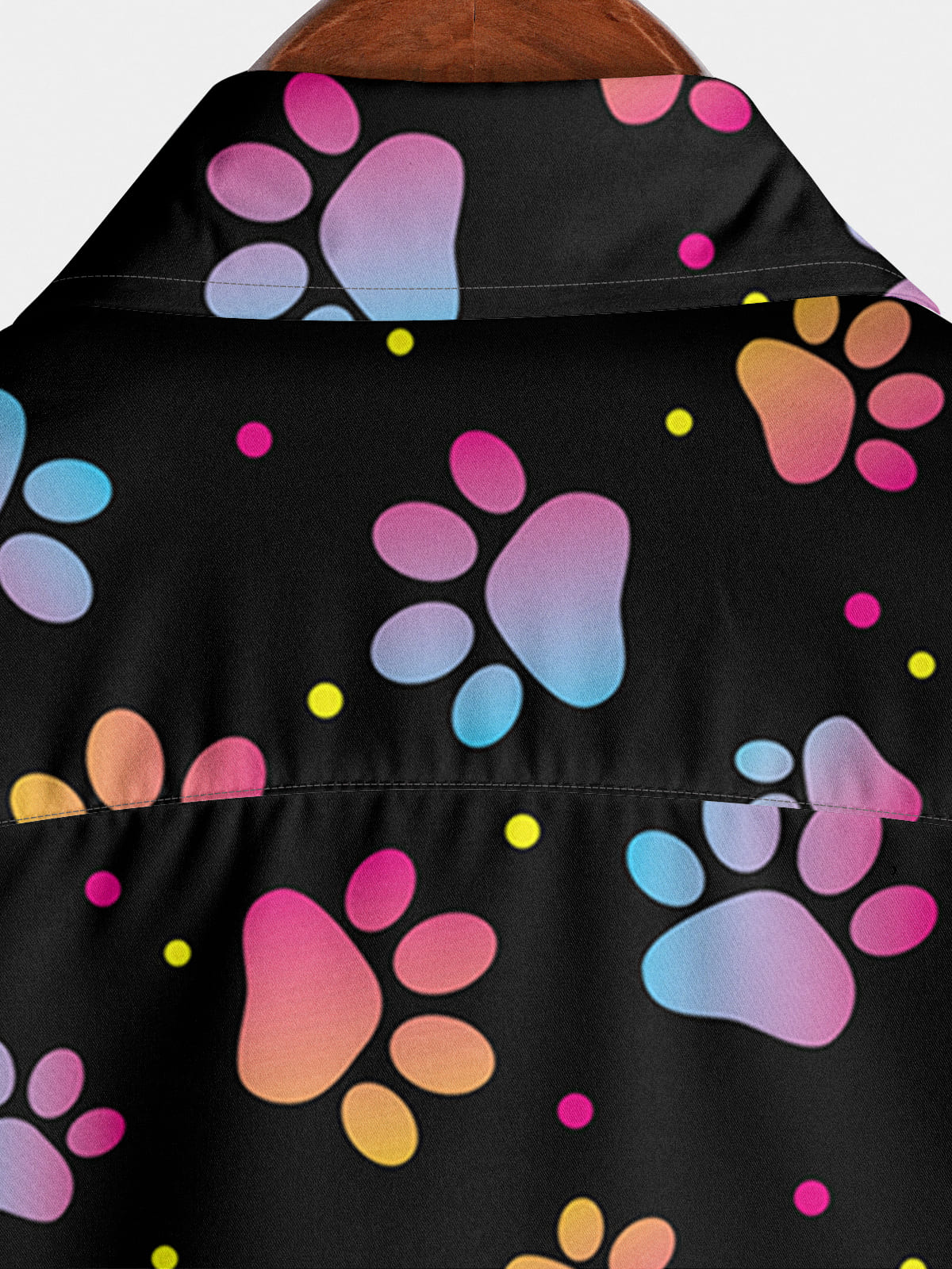 Men's Colorful Print Short Sleeve Shirt