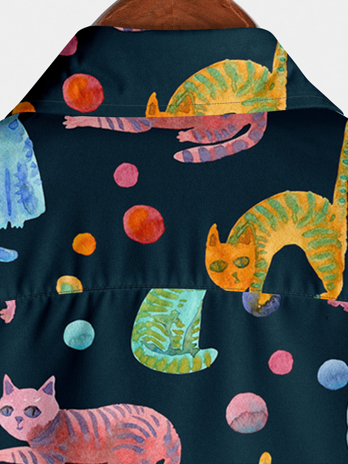 Men's Colorful Print Short Sleeve Shirt