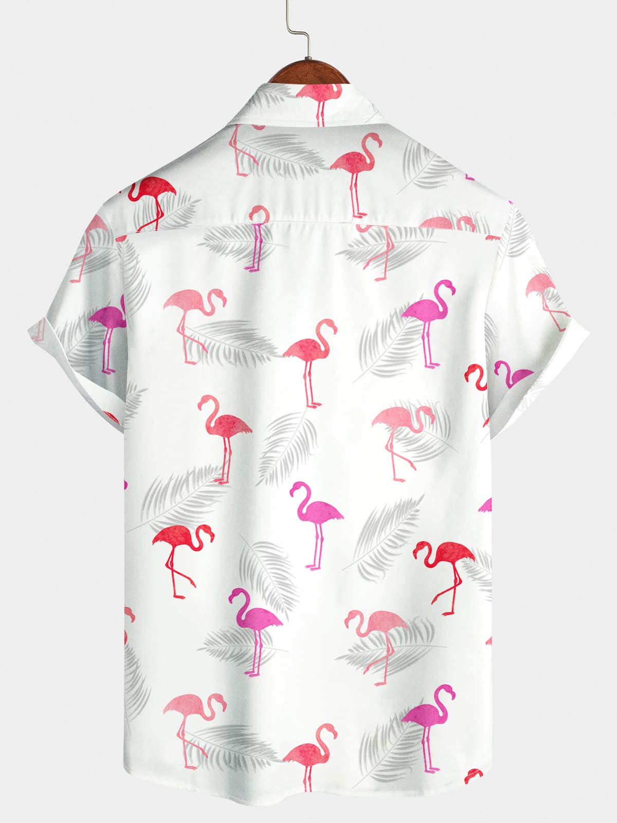 Chemise à manches courtes Flamingo Holiday pour hommes
