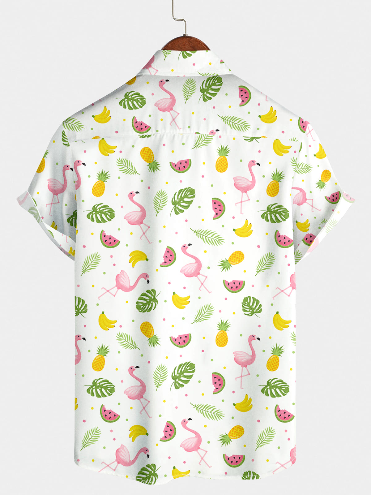 Chemise à manches courtes Fruit Flamingo pour homme