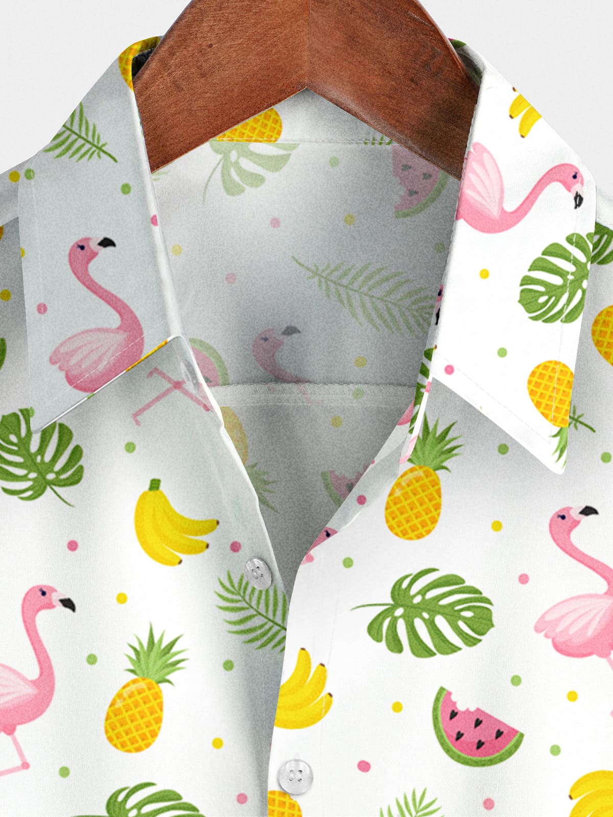 Chemise à manches courtes Fruit Flamingo pour homme