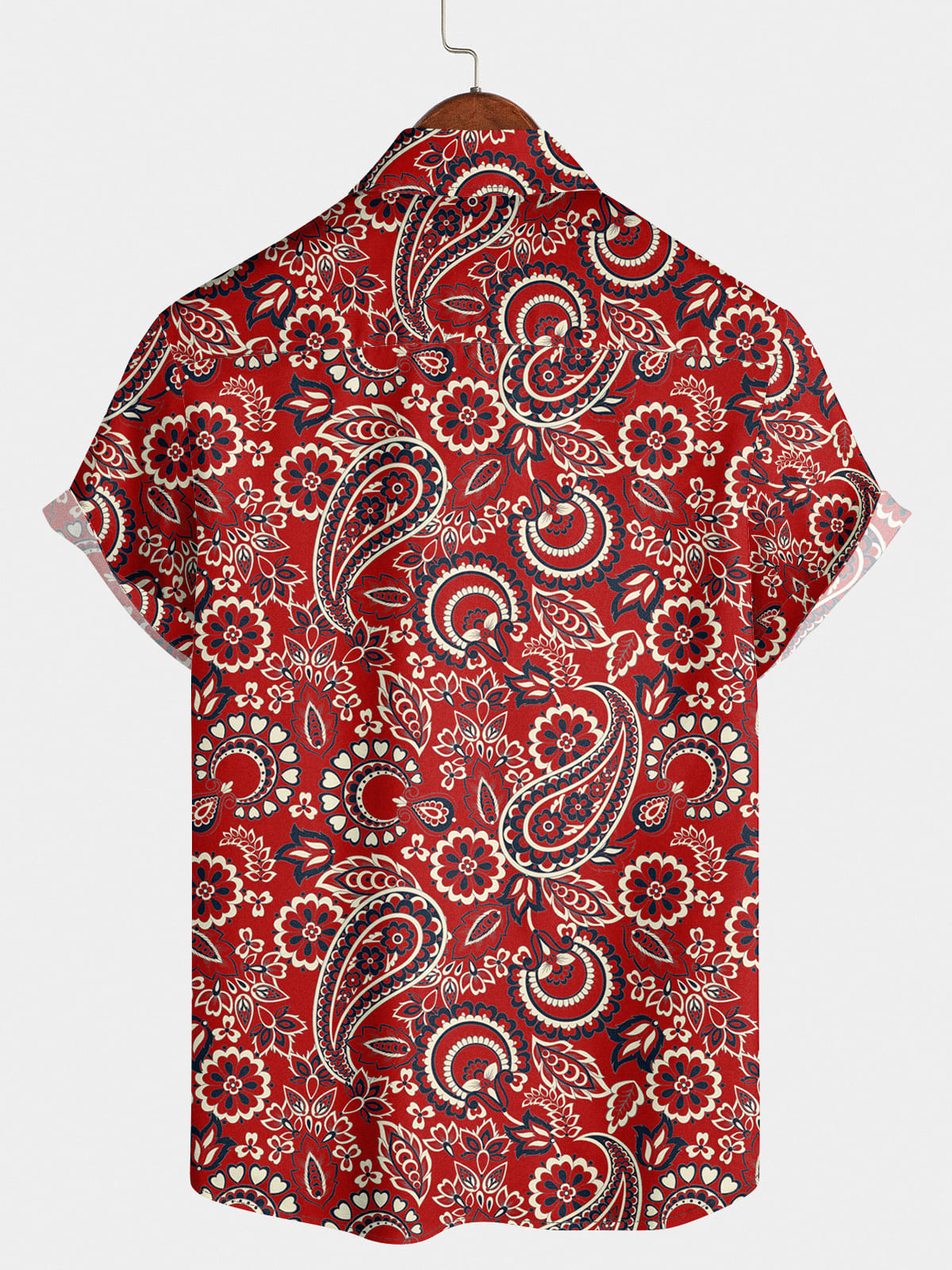 Camicia a maniche corte da uomo Paisley Holiday