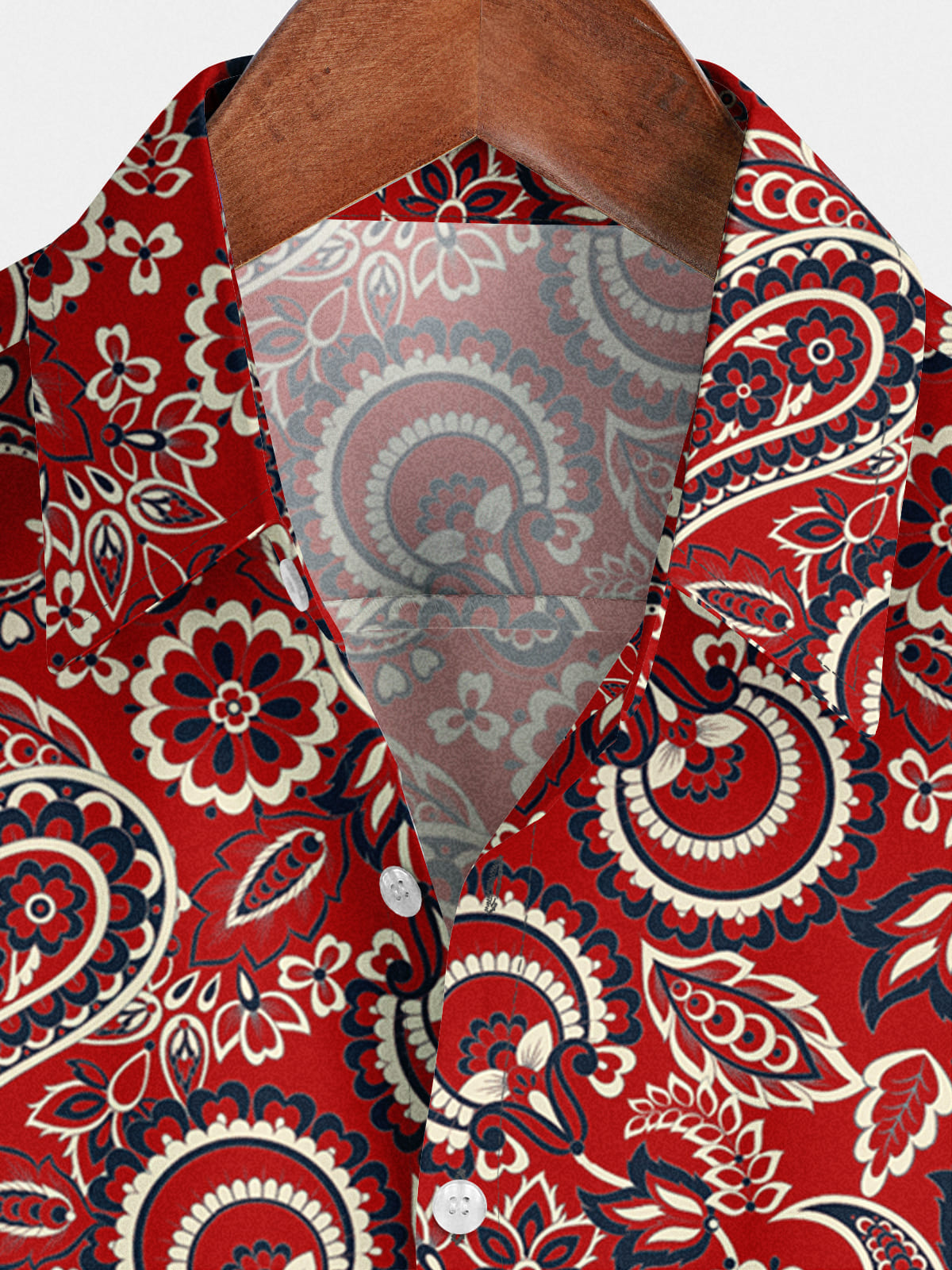 Camicia a maniche corte da uomo Paisley Holiday