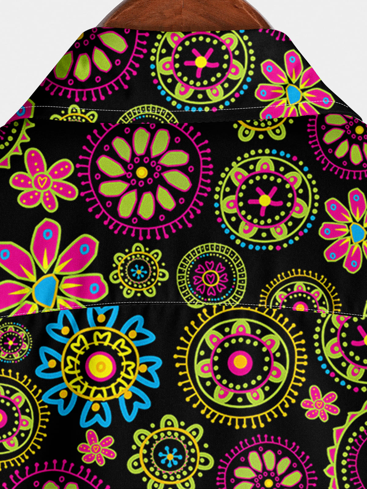 Chemise à manches courtes hawaïenne à fleurs pour hommes