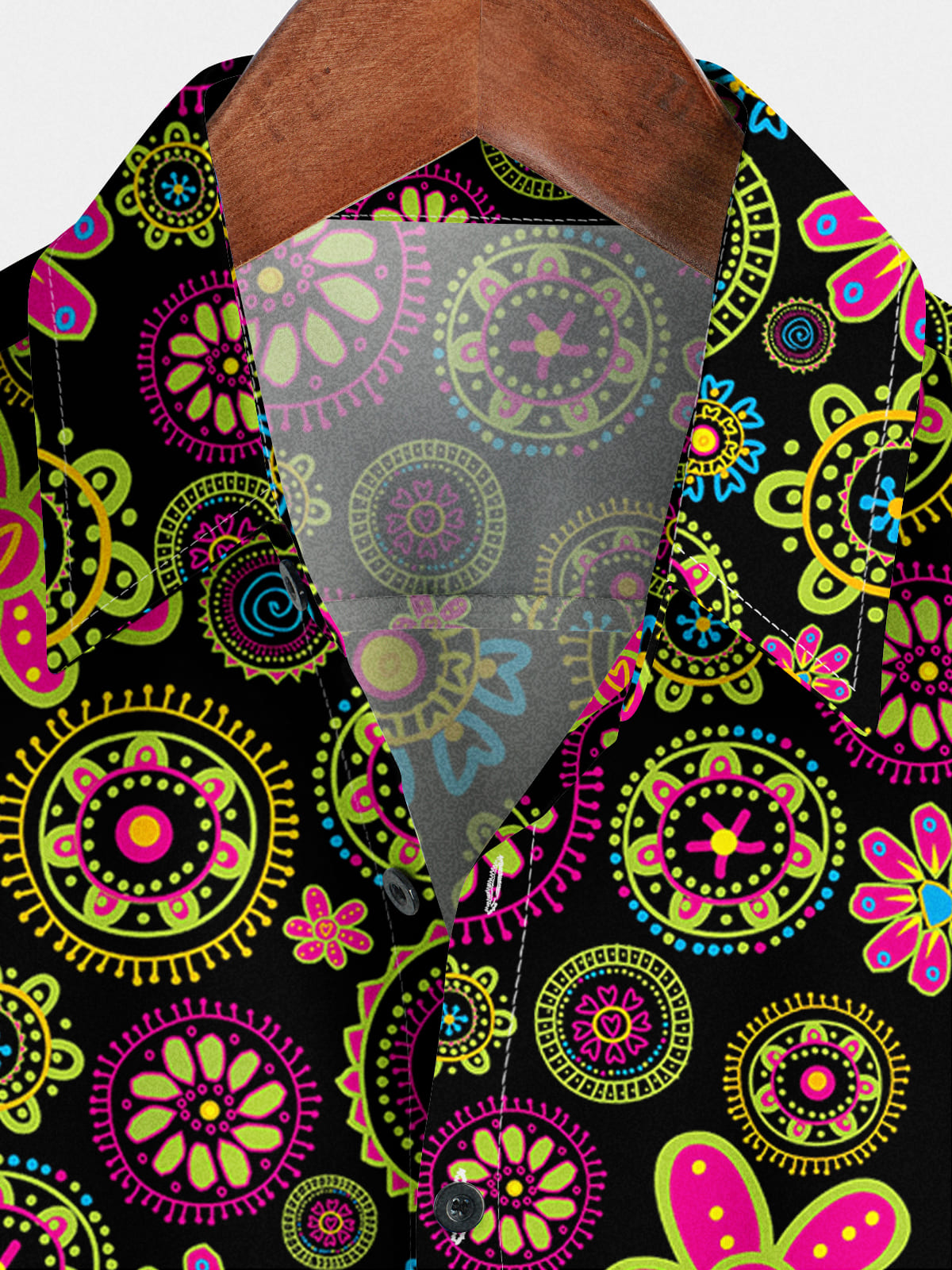 Chemise à manches courtes hawaïenne à fleurs pour hommes