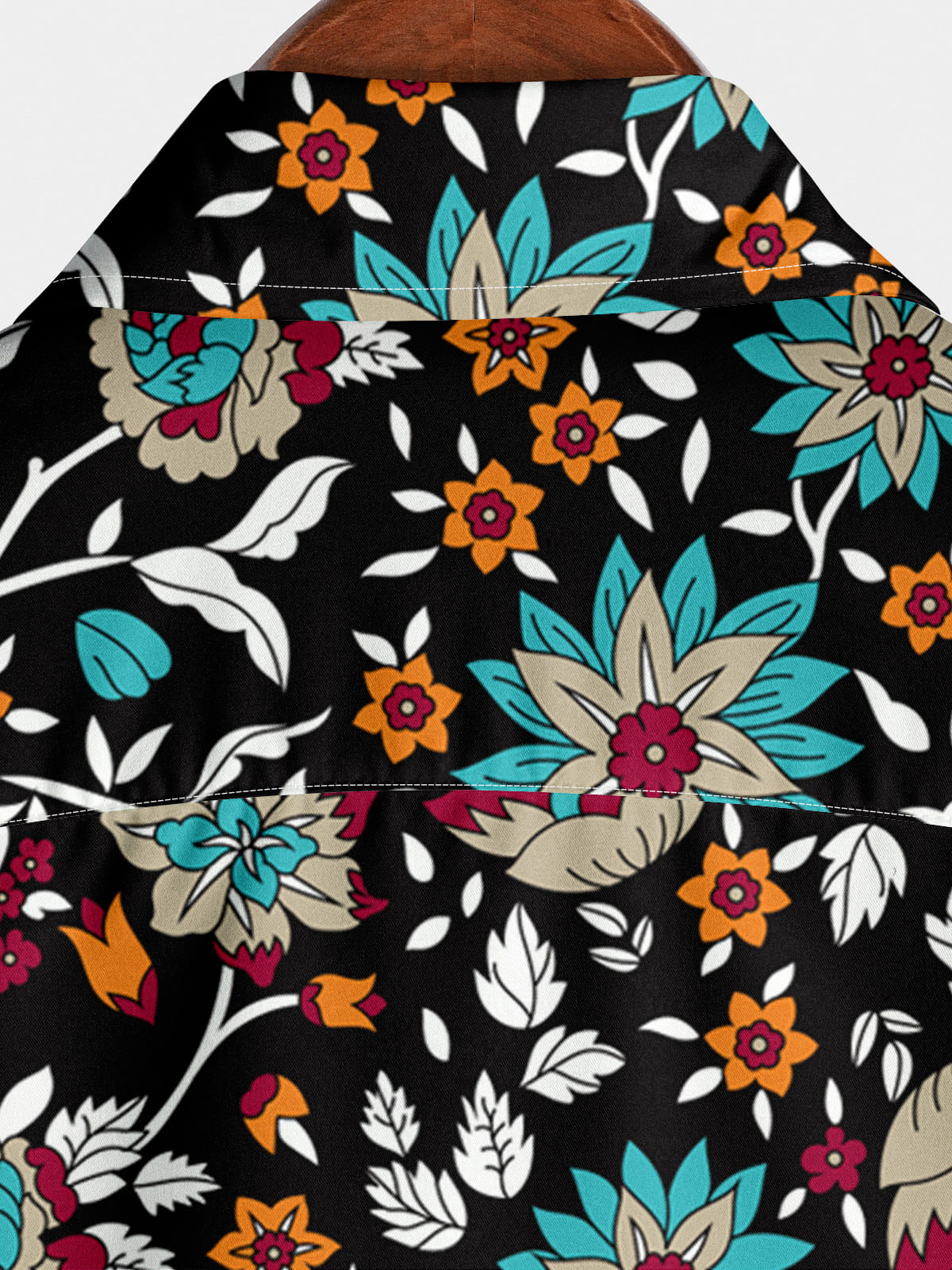 Chemise à manches courtes décontractée à fleurs pour hommes