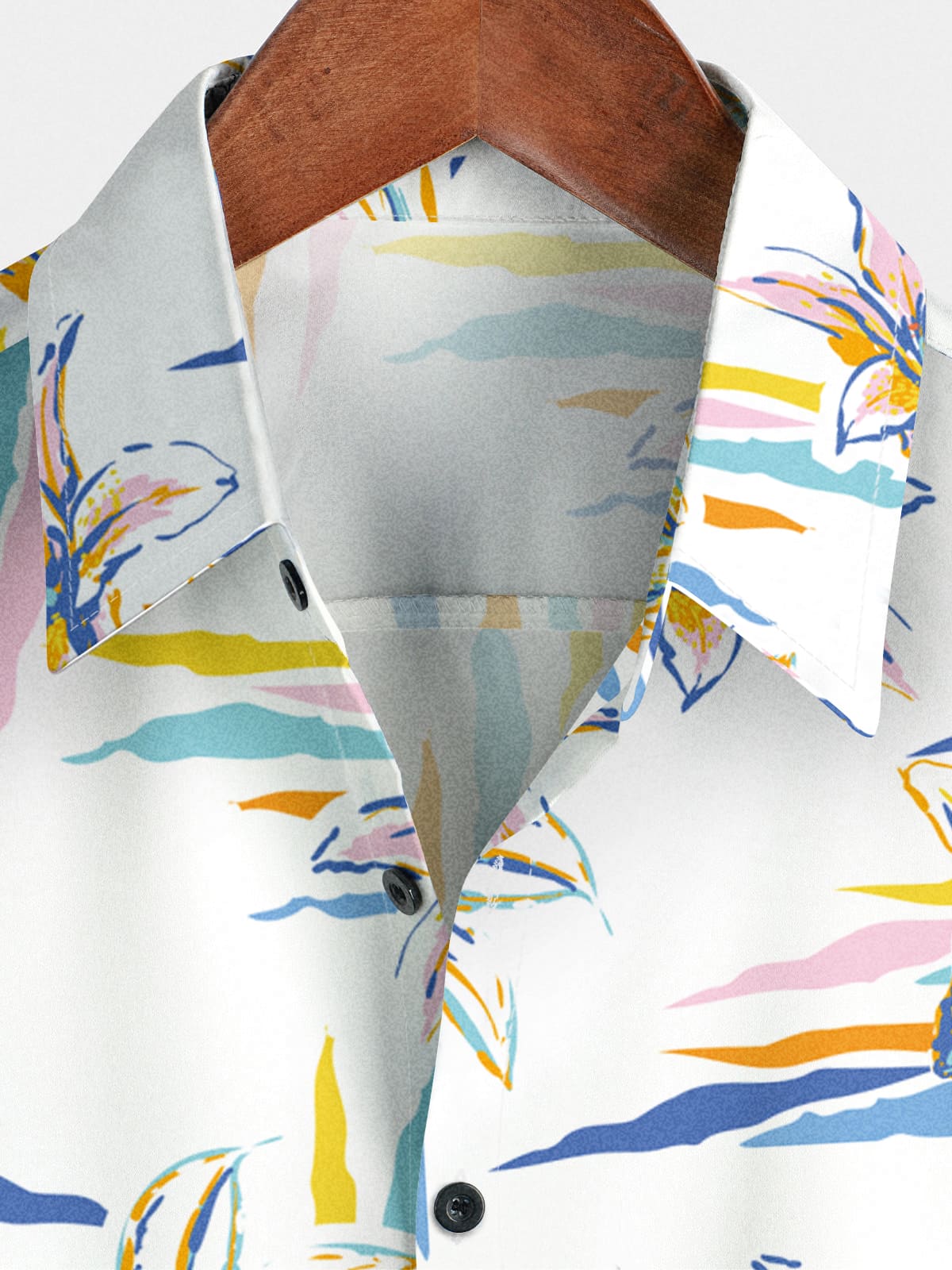 Camicia a maniche corte hawaiana casual da uomo