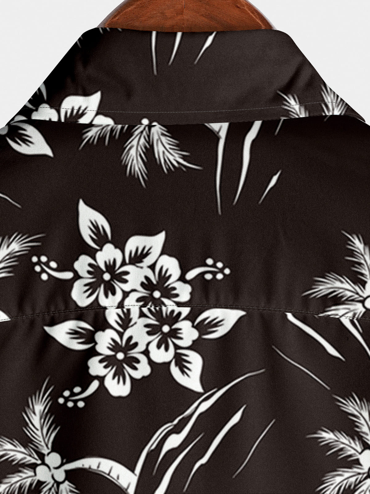 Chemise à manches courtes à imprimé floral pour hommes