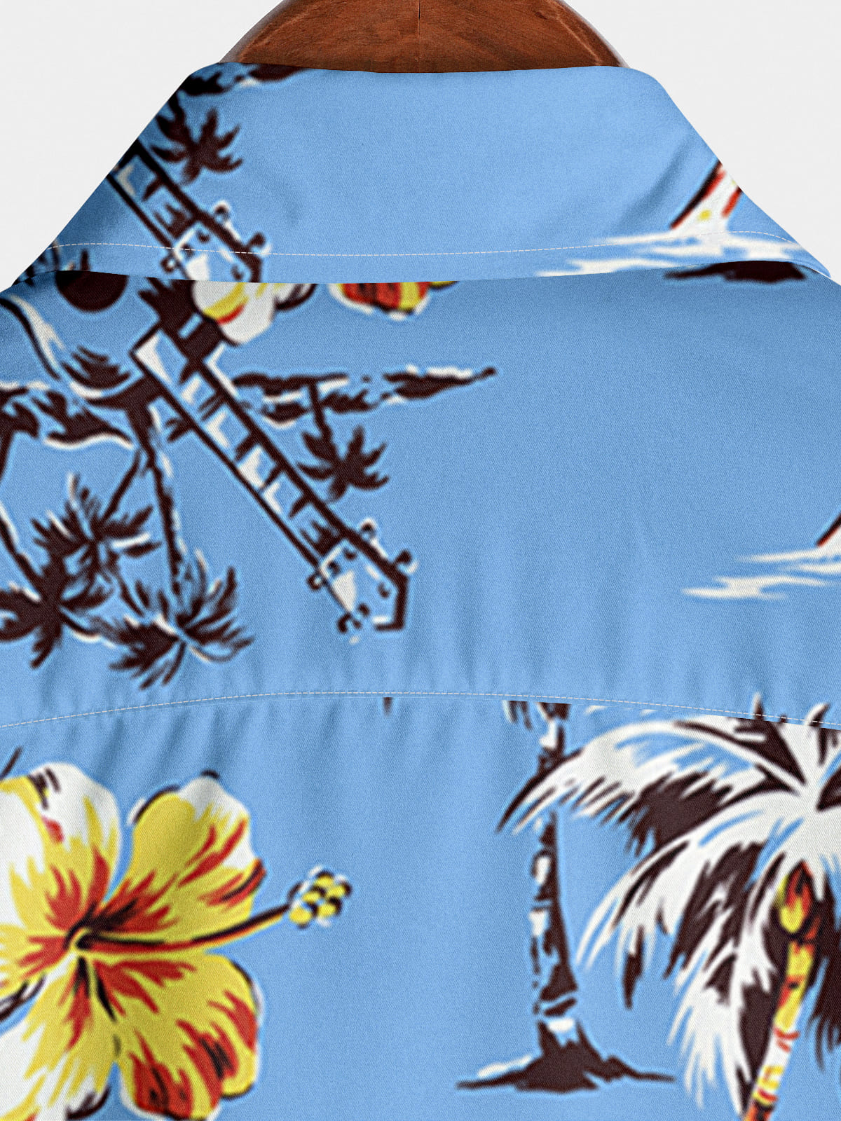 Chemise hawaïenne décontractée à manches courtes pour hommes