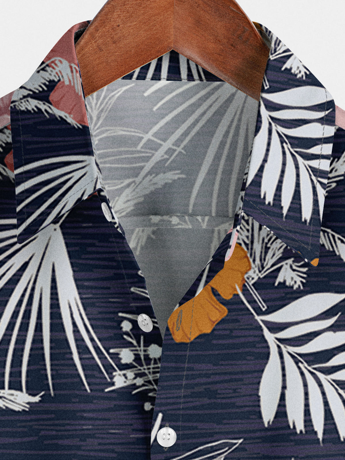 Chemise à manches courtes à imprimé floral pour hommes