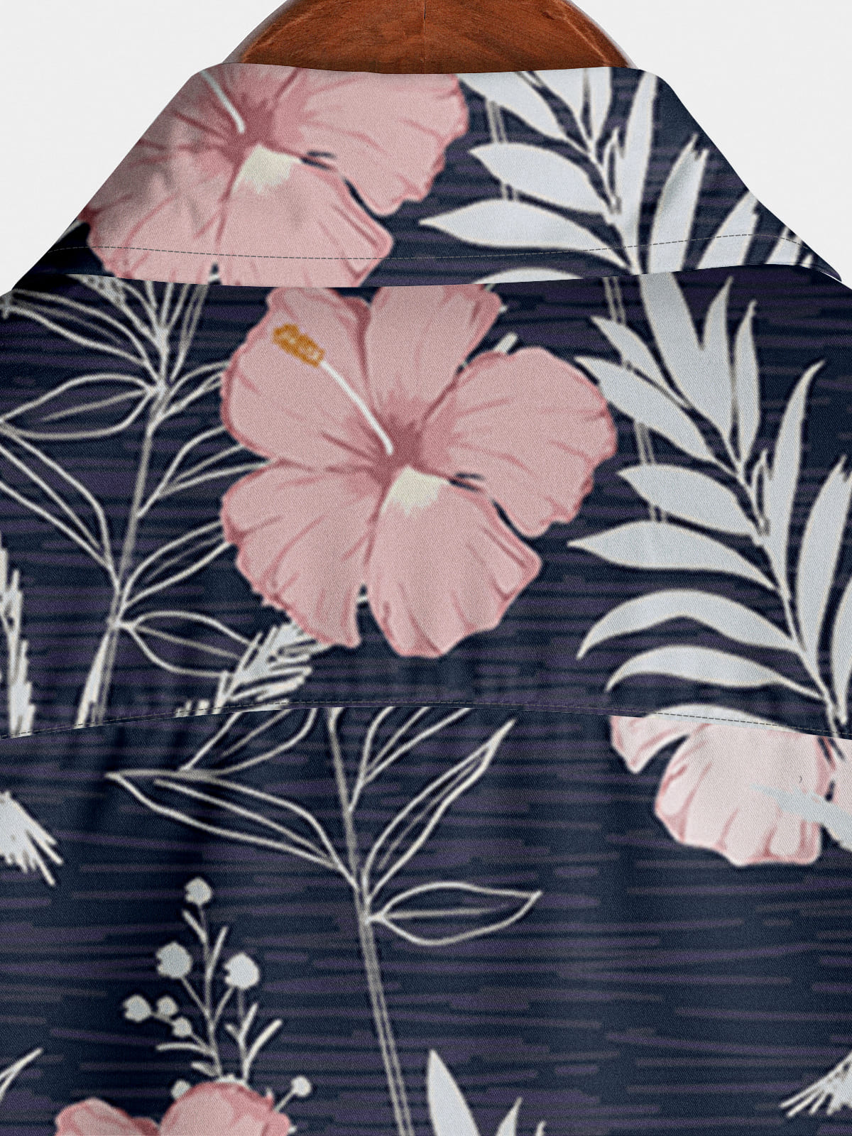 Chemise à manches courtes à imprimé floral pour hommes