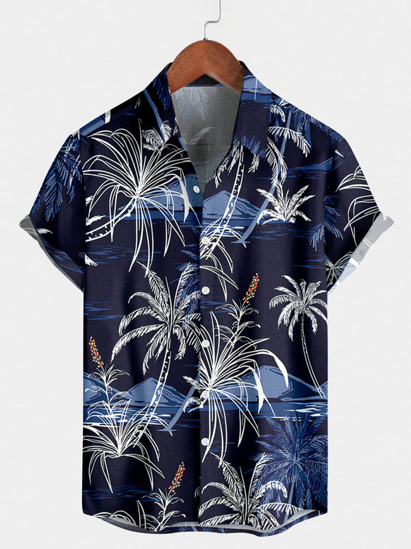 Camicia da uomo a maniche corte Holiday Beach