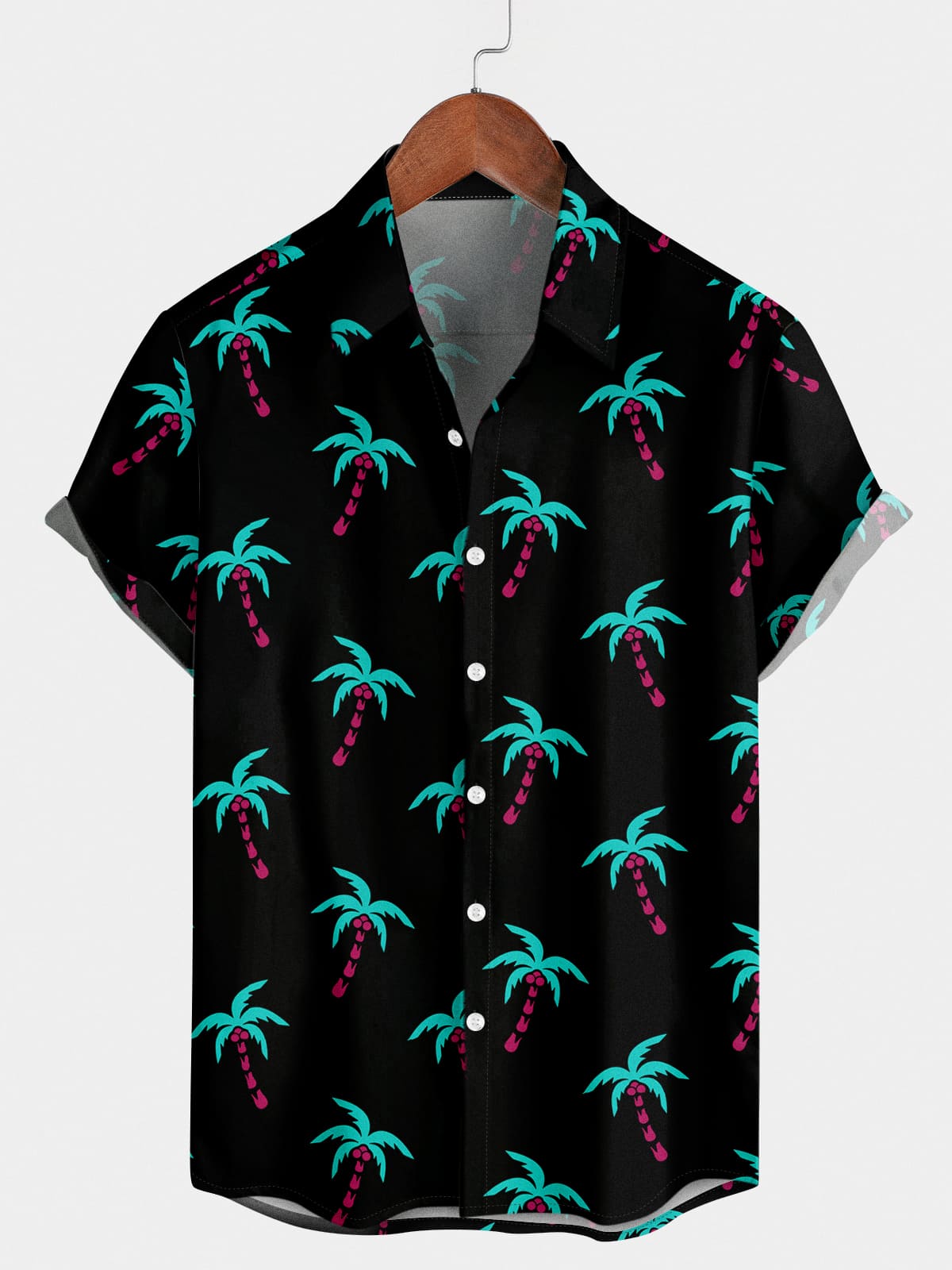 Camicia a maniche corte da uomo in cocco