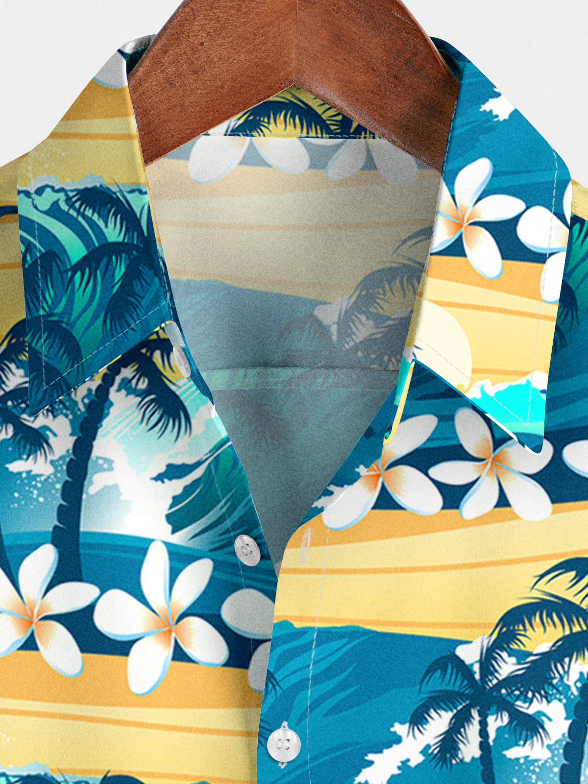 Camicia a maniche corte hawaiana floreale da uomo