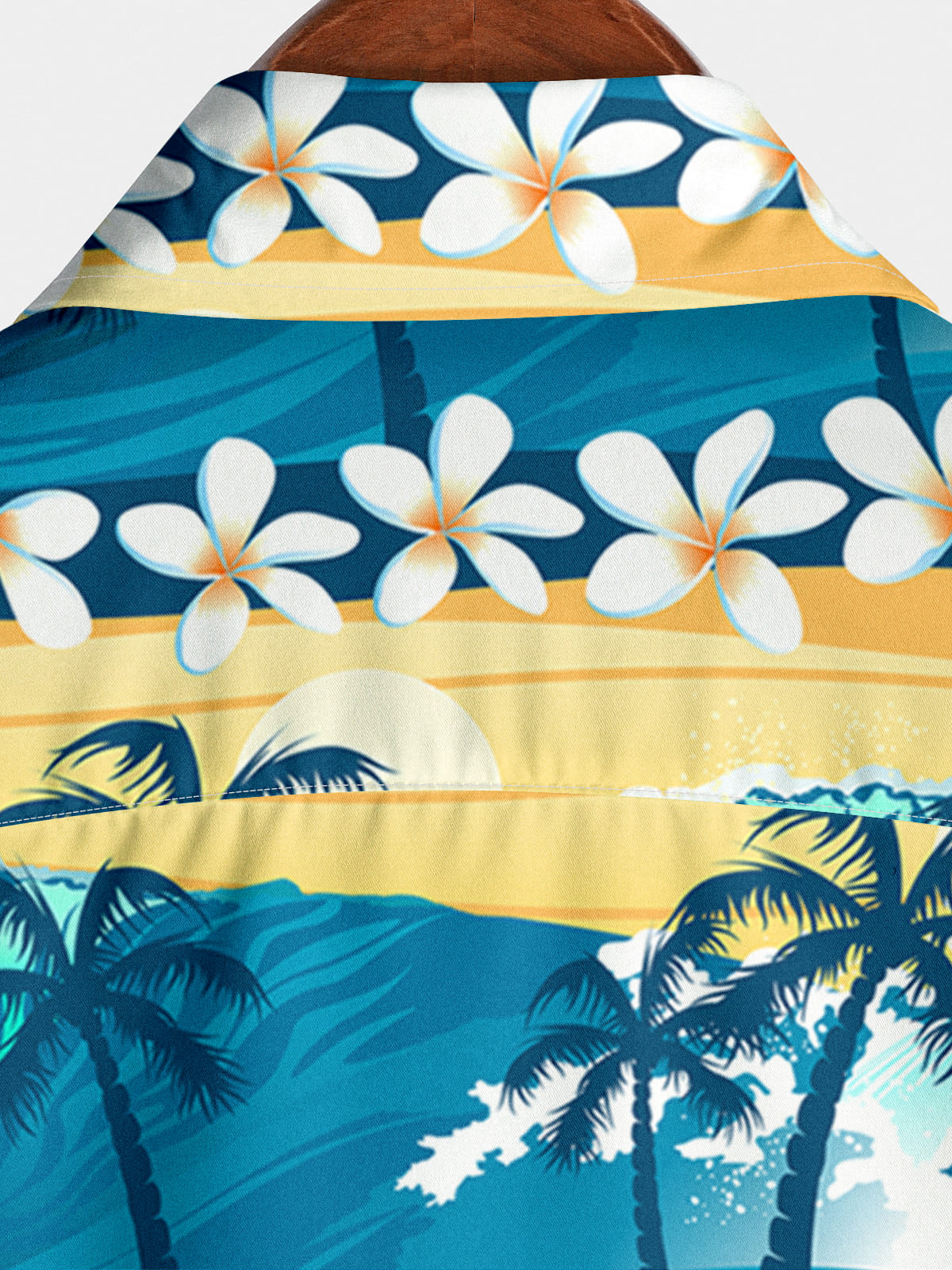 Camicia a maniche corte hawaiana floreale da uomo