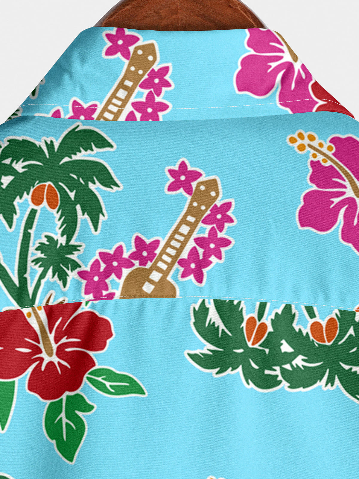 Chemise à manches courtes hawaïenne à fleurs pour hommes