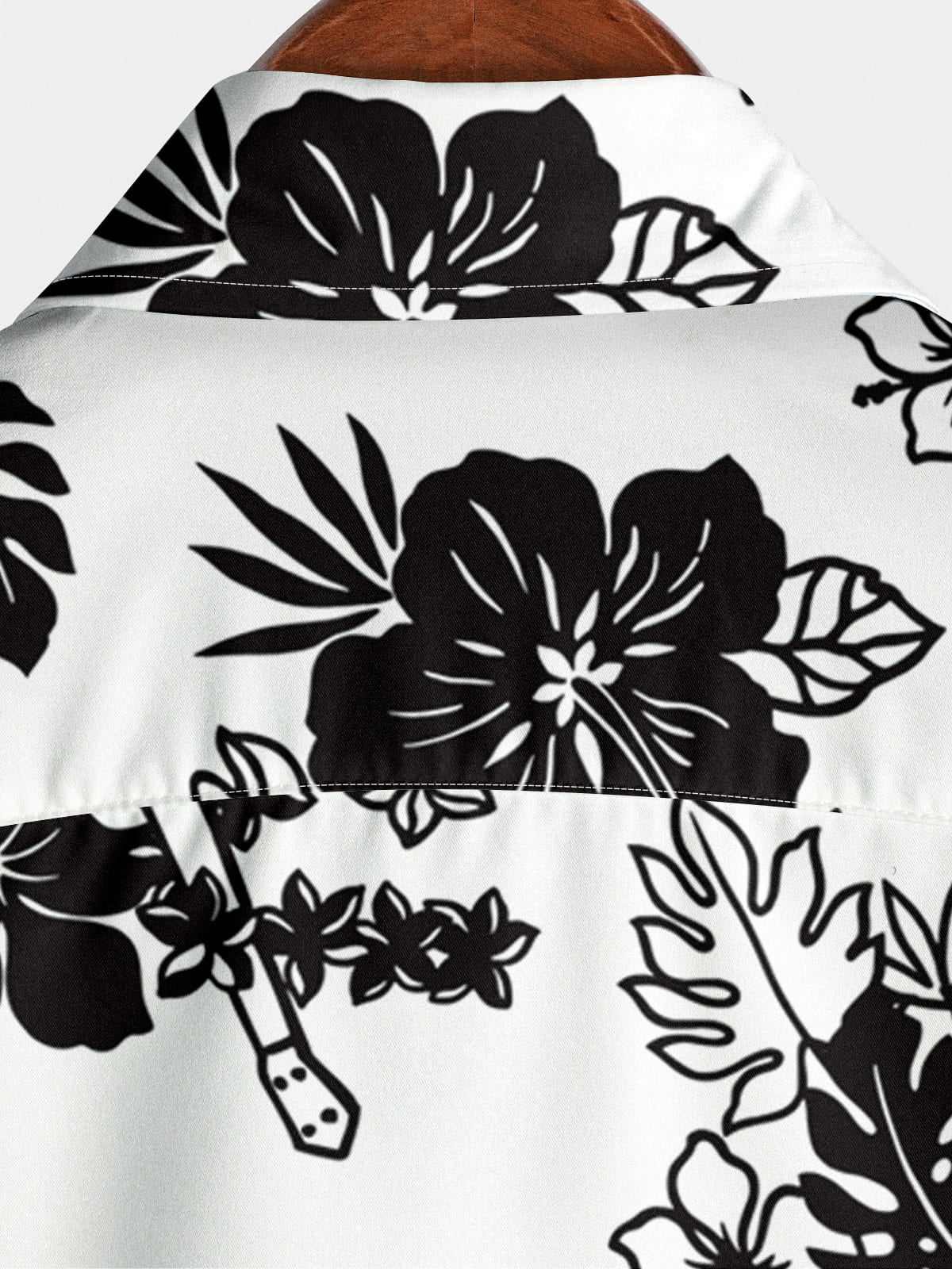 Camicia a maniche corte casual floreale da uomo
