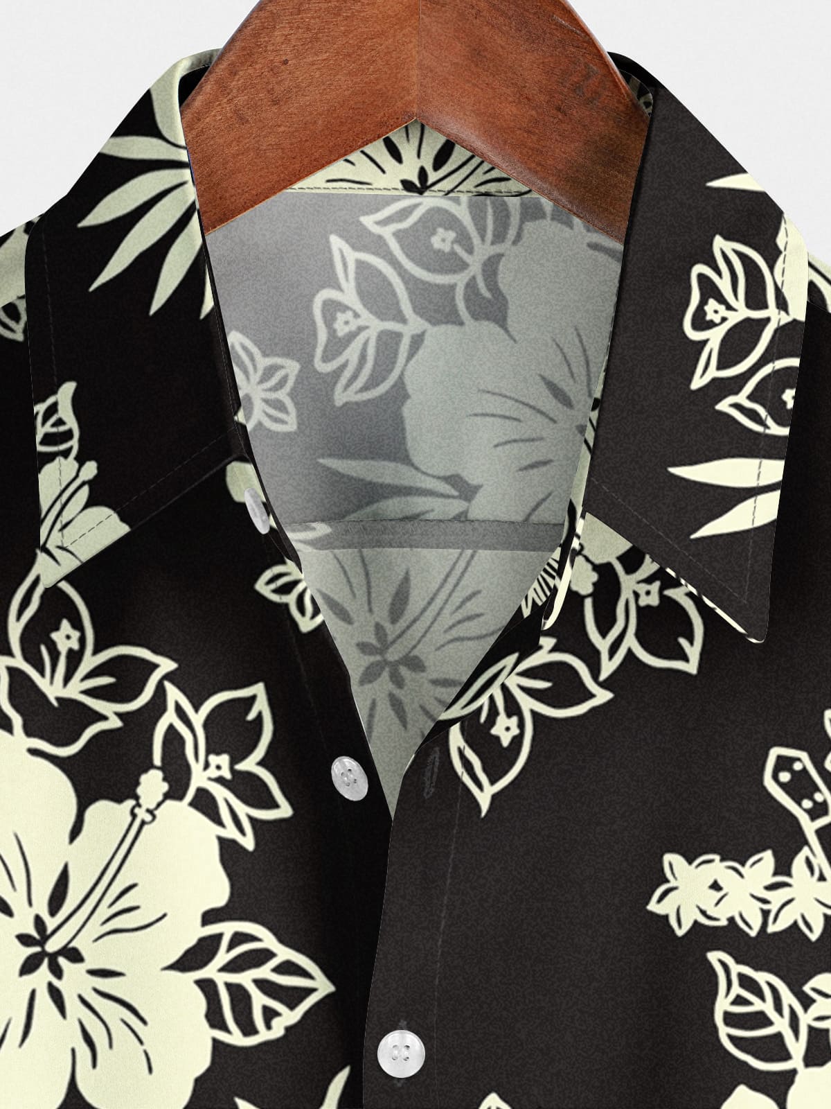 Camicia a maniche corte casual floreale da uomo