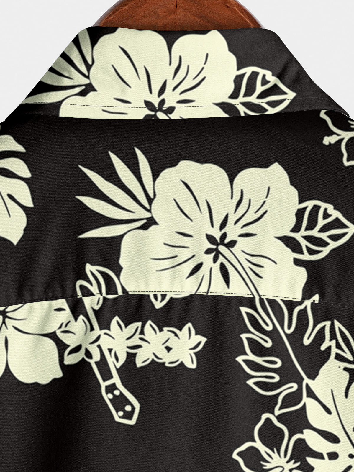 Camicia a maniche corte casual floreale da uomo