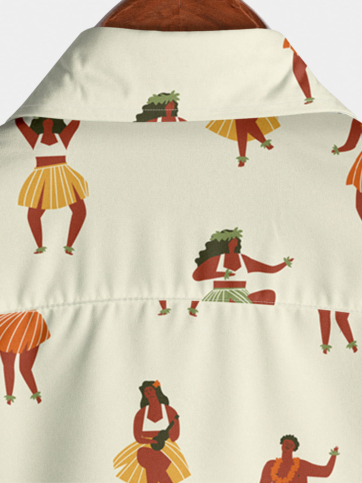 Camicia a maniche corte con stampa Hula Girl da uomo