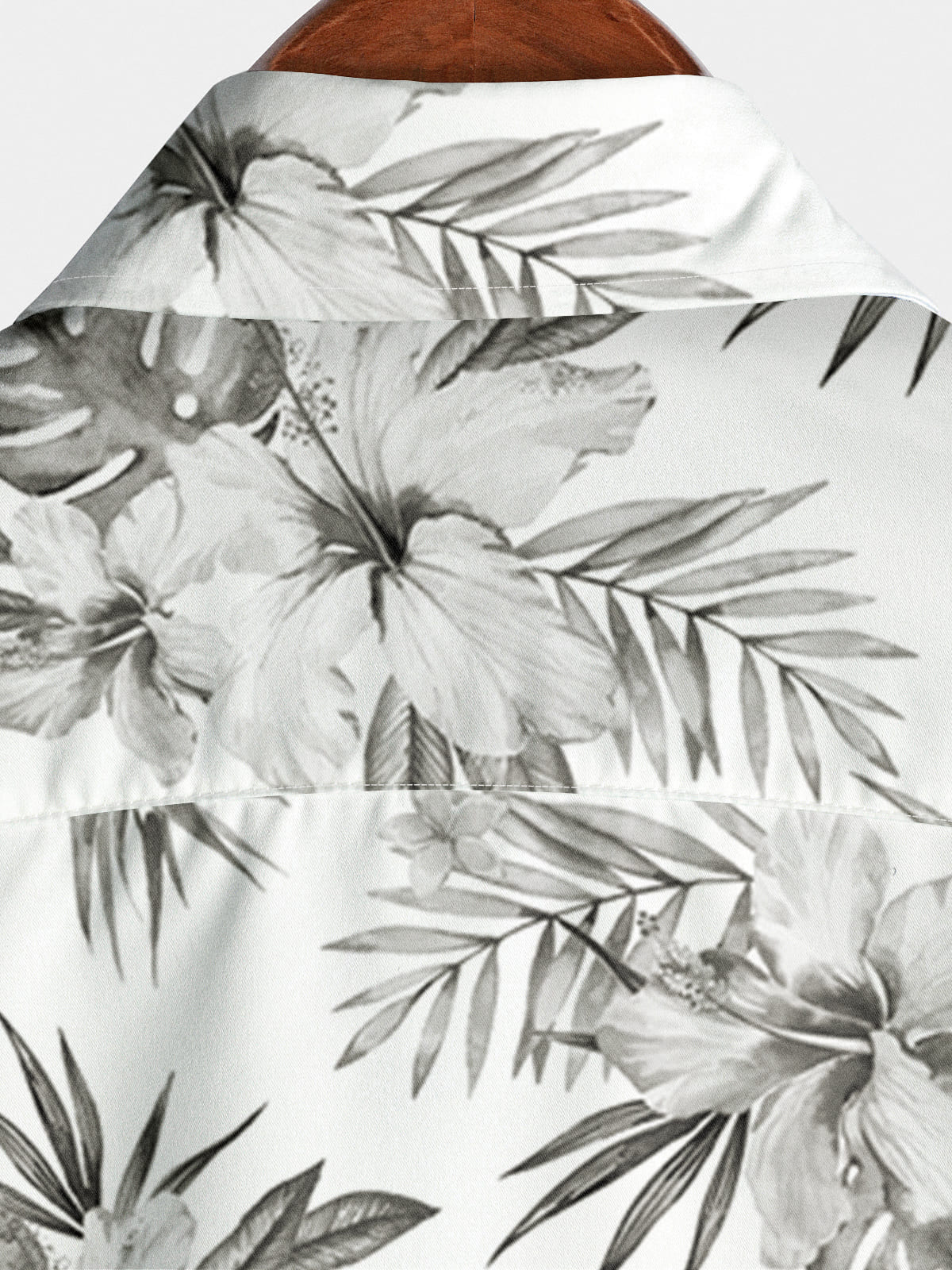 Chemise à manches courtes à imprimé floral pour hommes