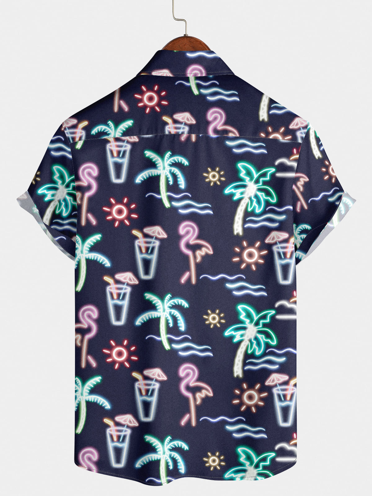 Chemise décontractée à manches courtes pour hommes