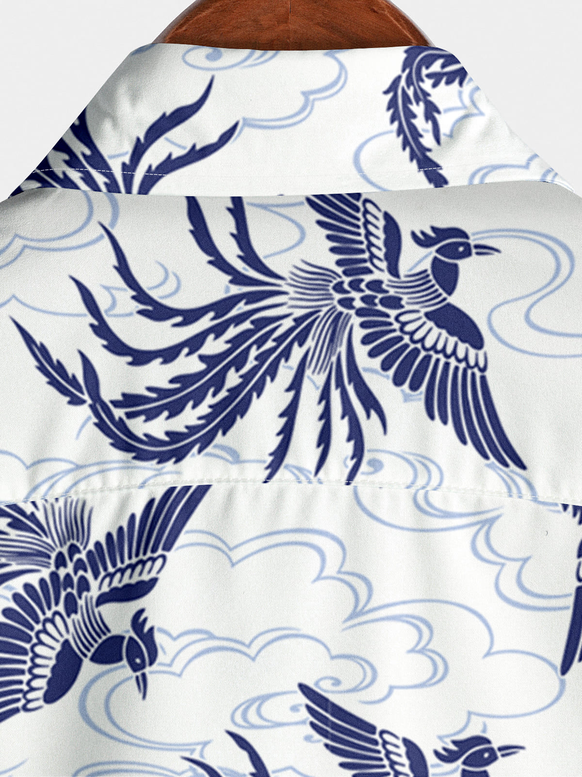 Chemise à manches courtes à imprimé Phoenix pour hommes