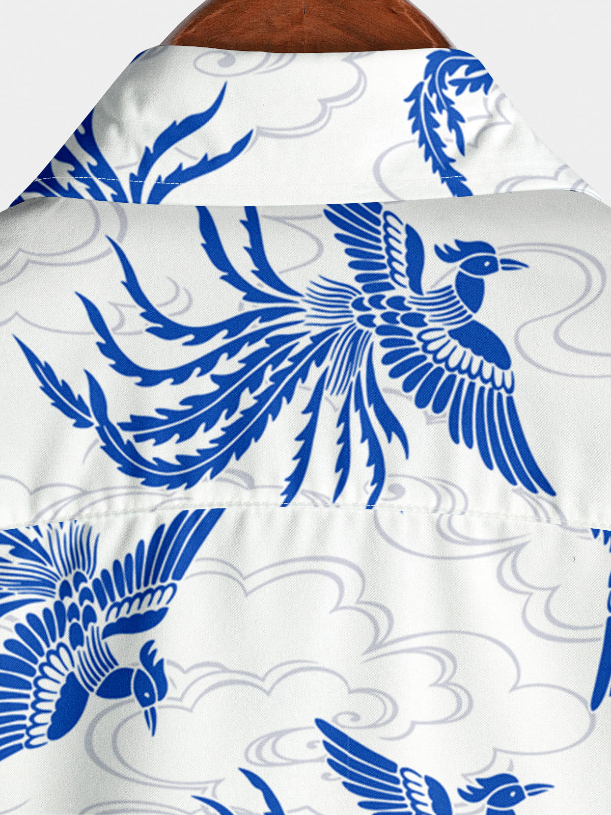 Chemise à manches courtes à imprimé Phoenix pour hommes