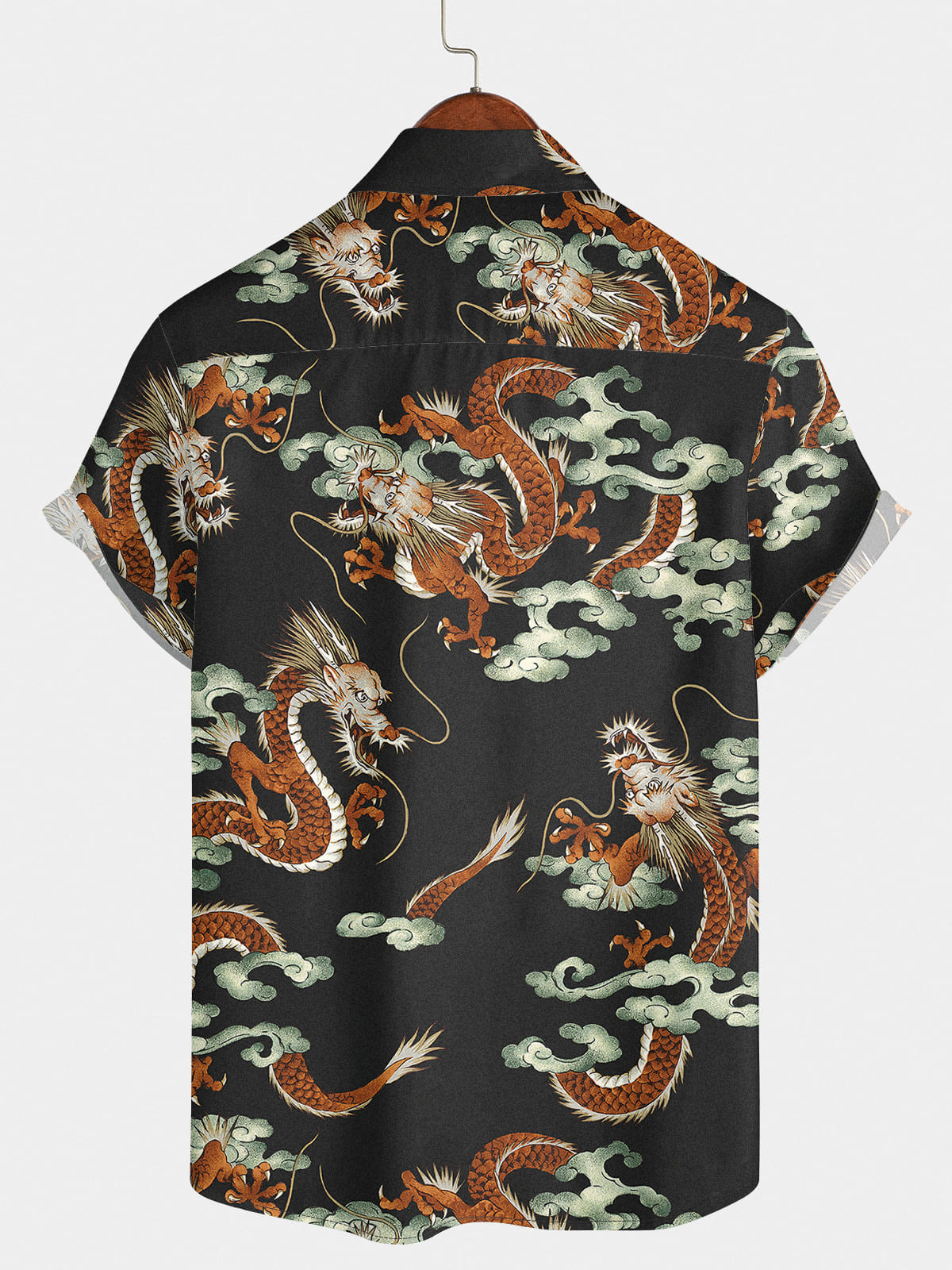 Chemise à manches courtes Dragon Holiday pour hommes