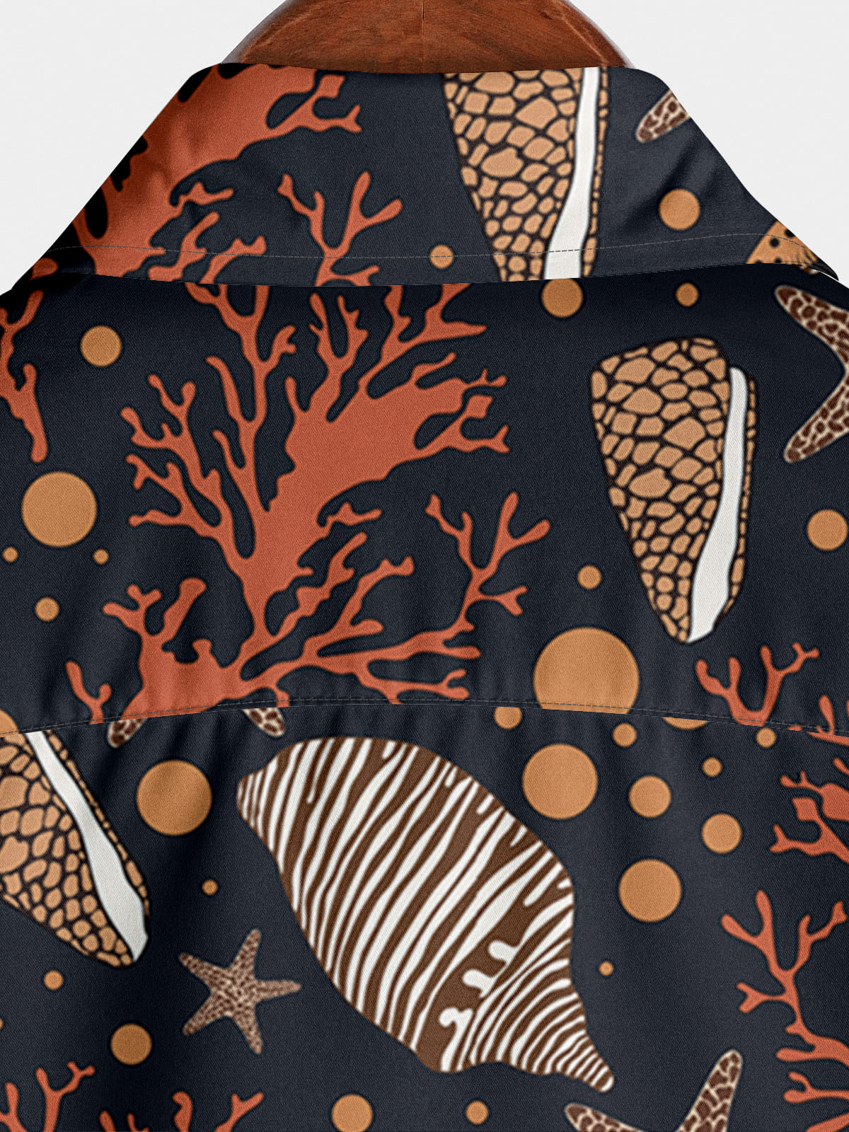 Men's Conch Print Short Sleeve Shirt