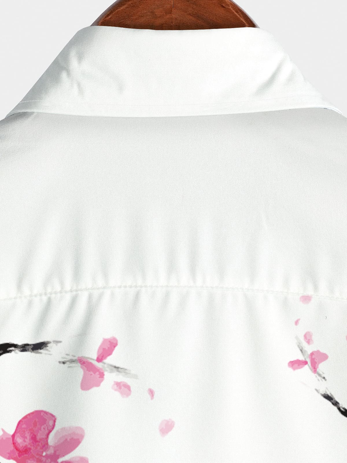 Chemise à manches courtes à motif floral pour hommes