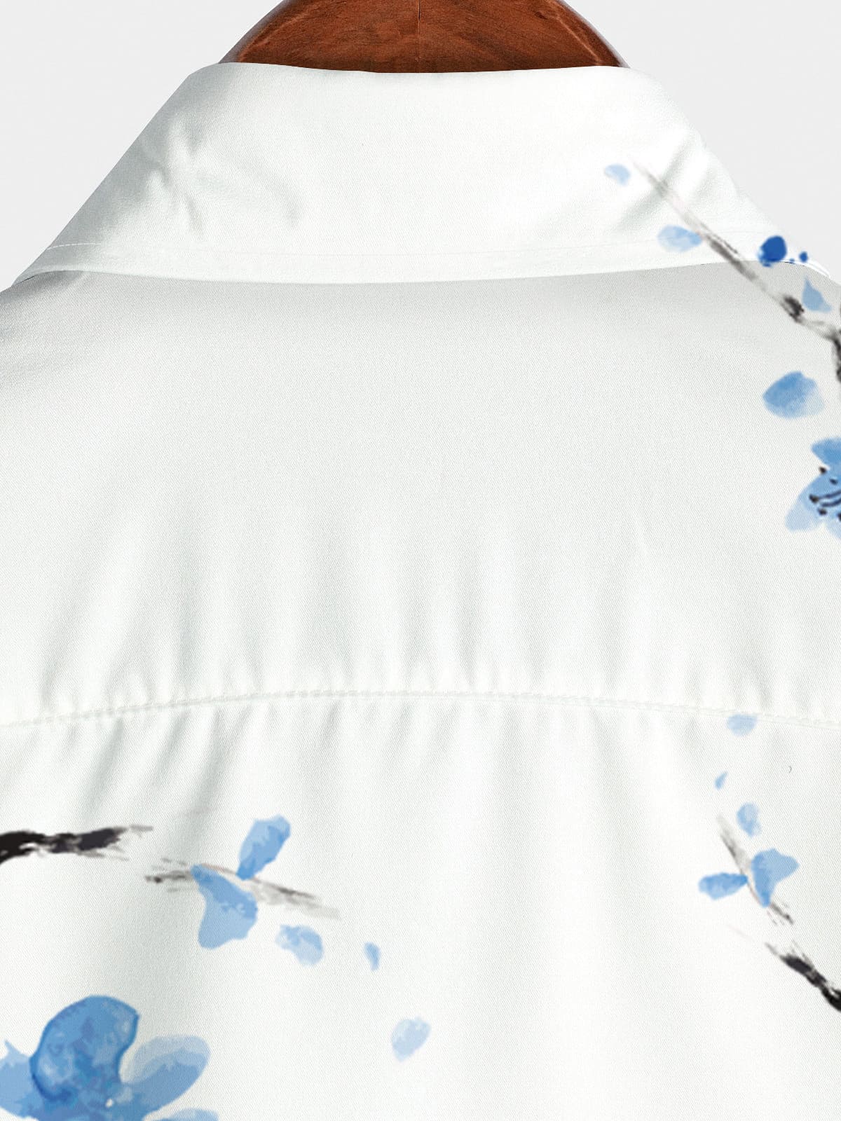 Chemise à manches courtes à motif floral pour hommes
