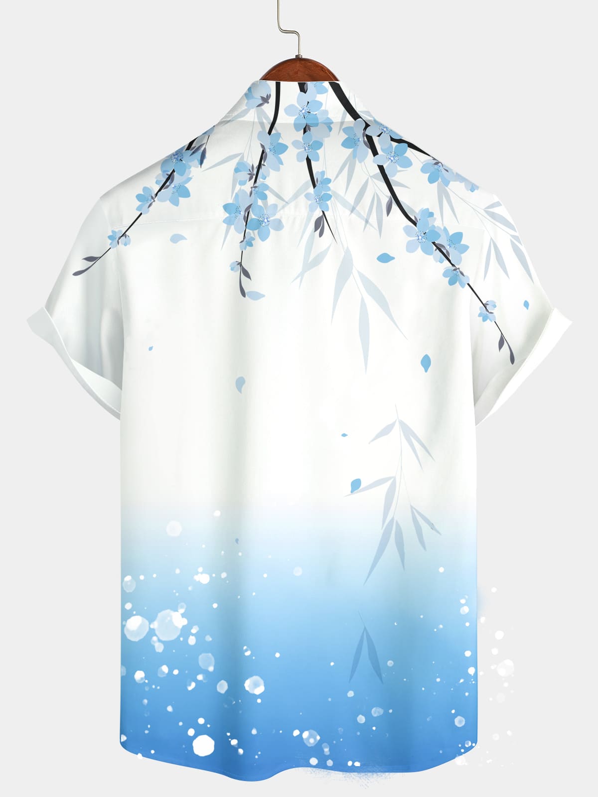 Men's Floral Print Short Sleeve Shirt