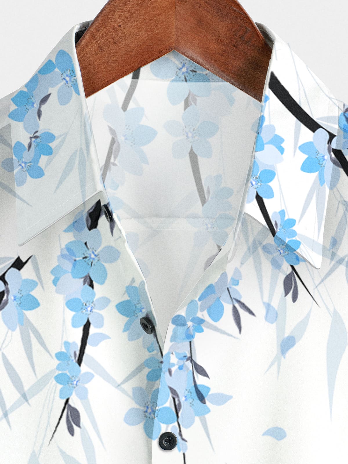 Men's Floral Print Short Sleeve Shirt