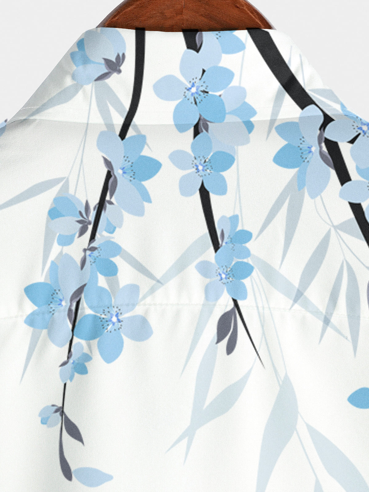 Men's Floral Print Short Sleeve Shirt