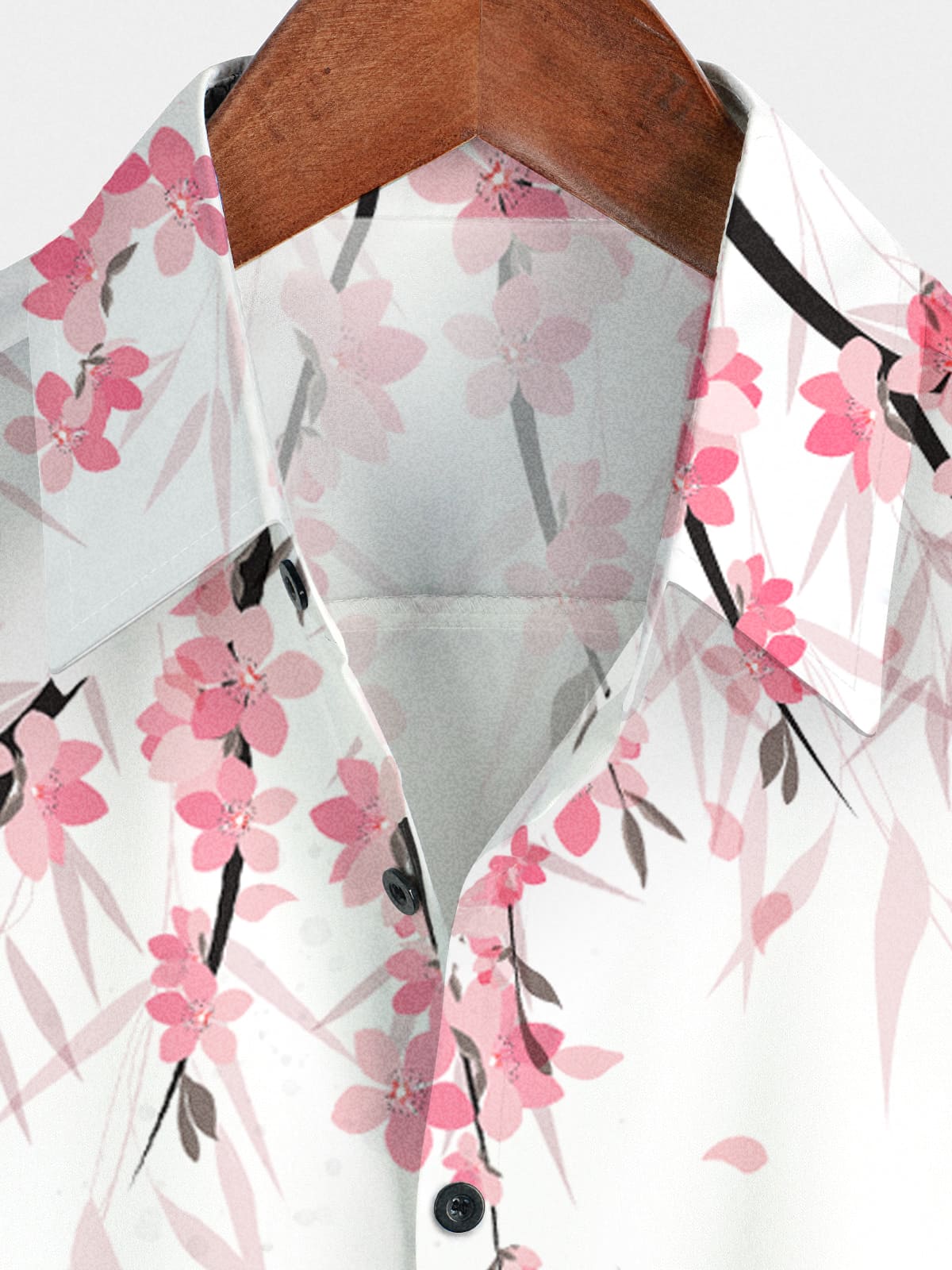 Men's Floral Print Short Sleeve Shirt