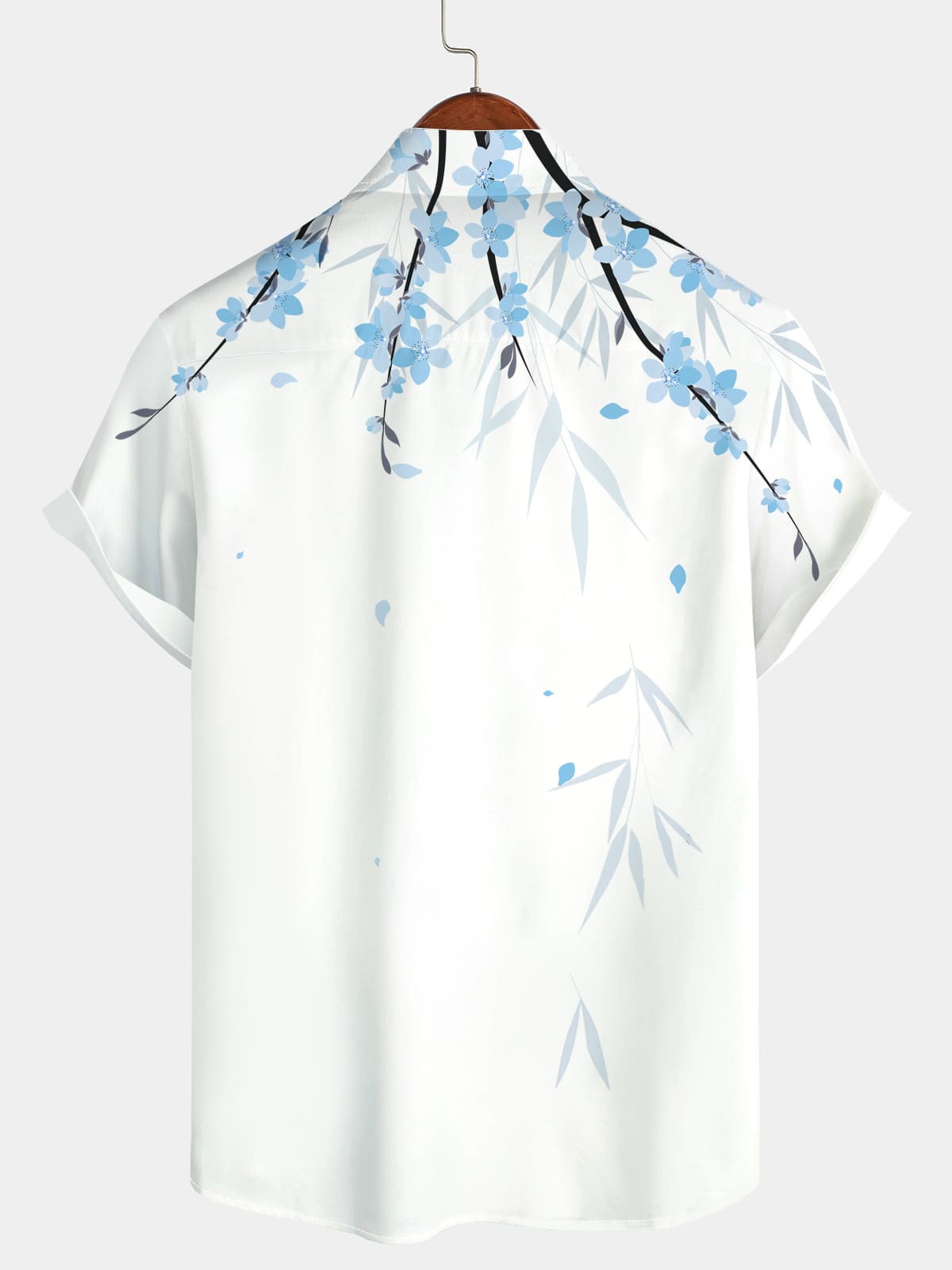 Men's Floral Casual Short Sleeve Shirt