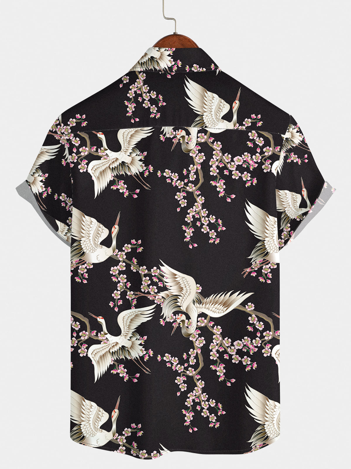 Camicia a maniche corte Crane Sakura da uomo