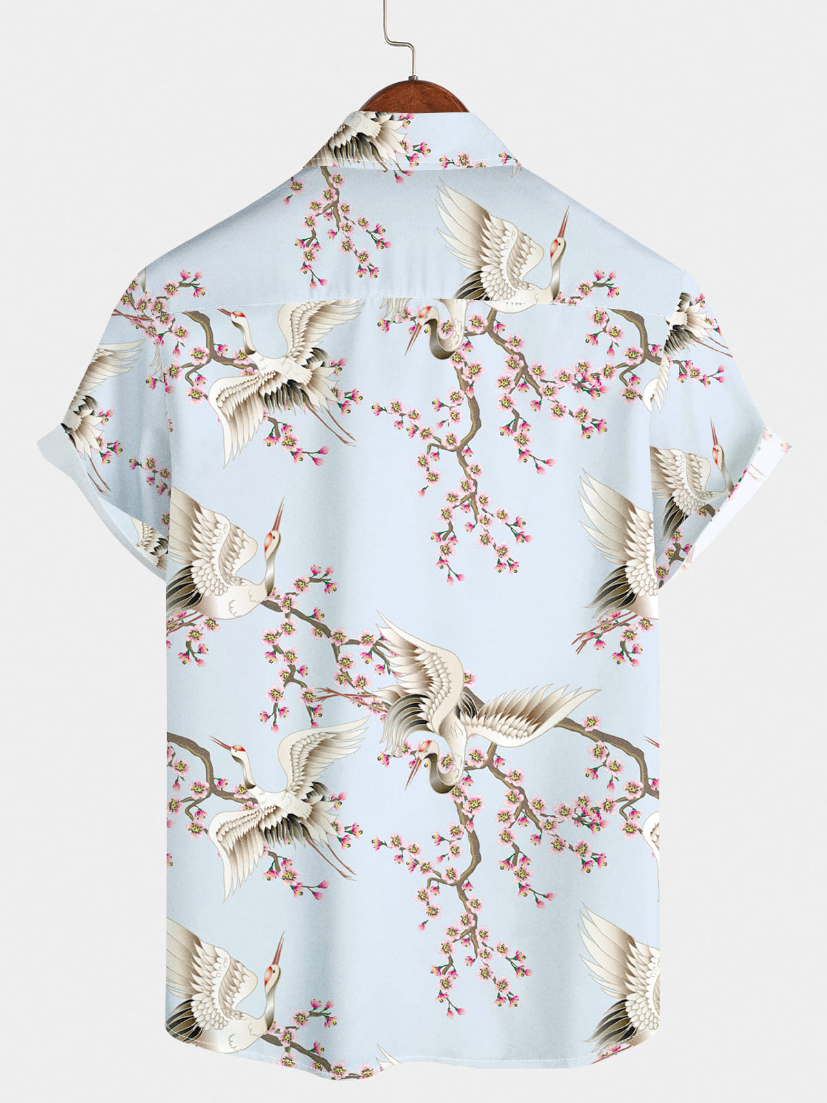 Camicia a maniche corte Crane Sakura da uomo