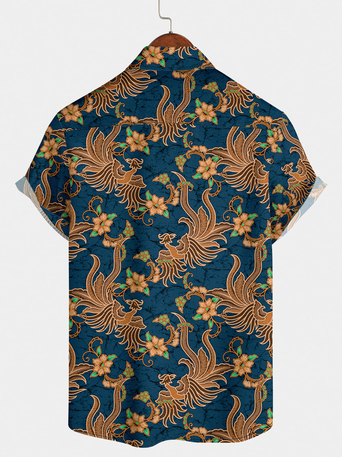 Men's Phoenix Print Short Sleeve Shirt