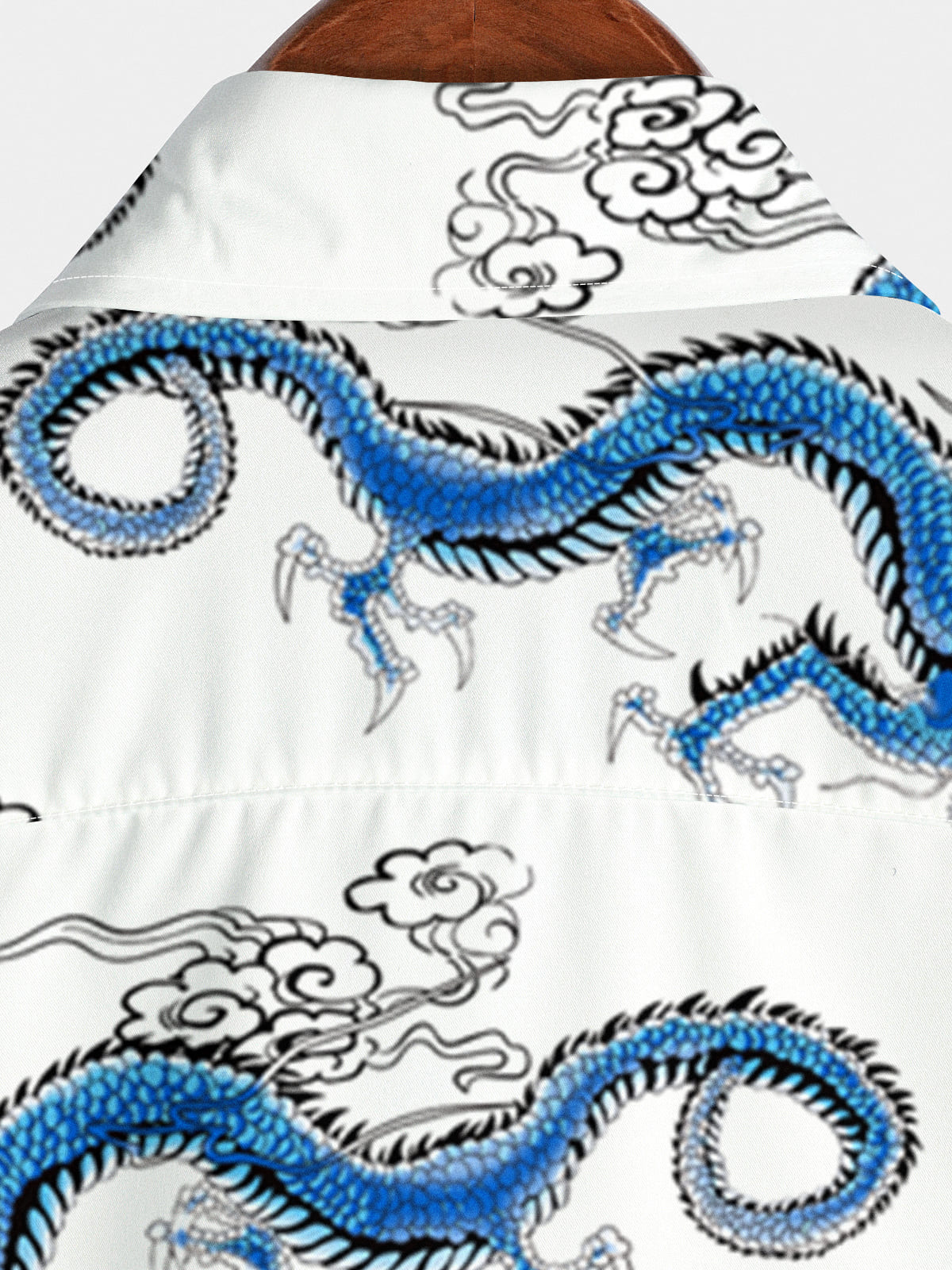 Men's Dragon Casual Short Sleeve Shirt