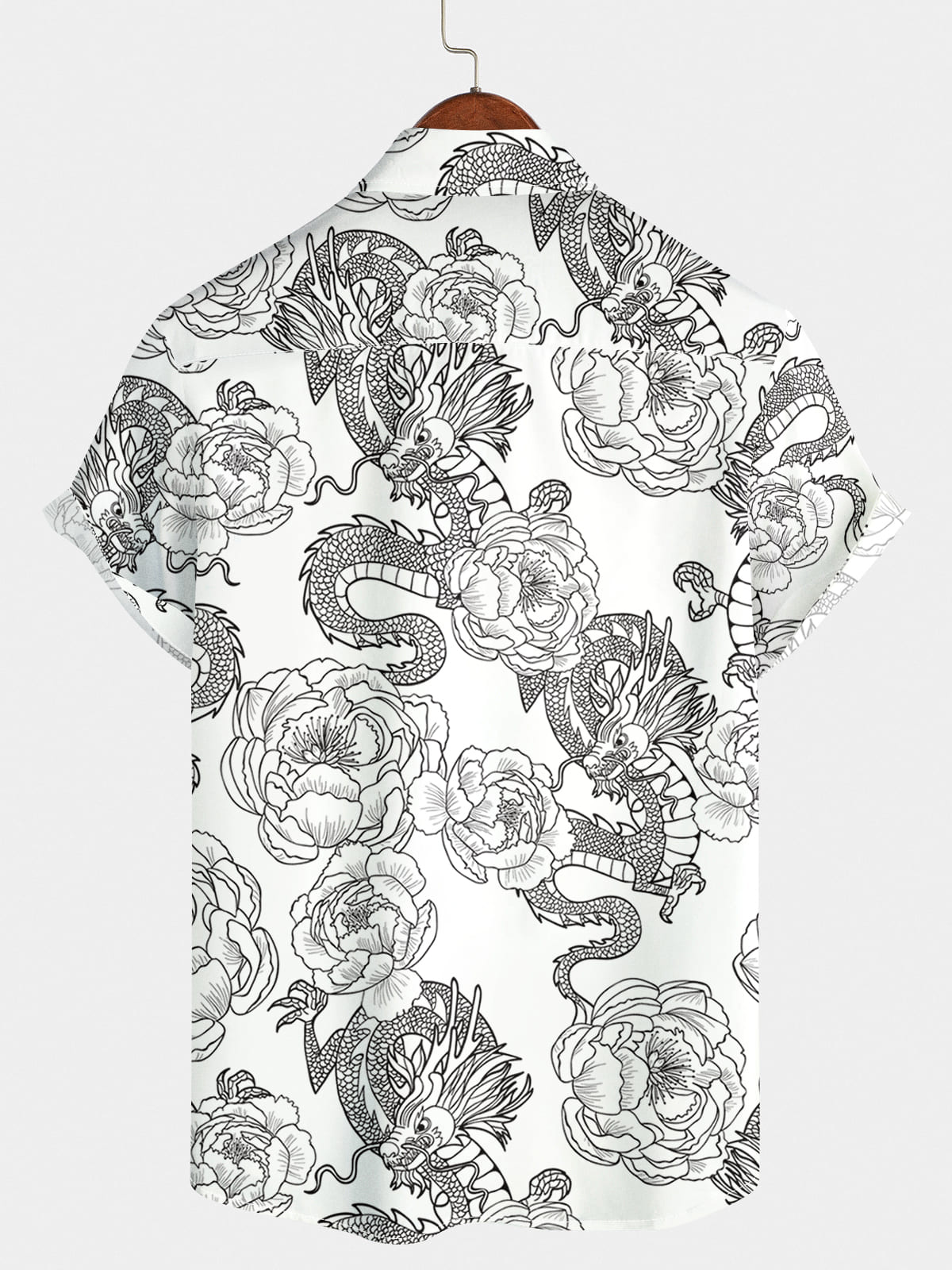Men's Dragon Holiday Short Sleeve Shirt