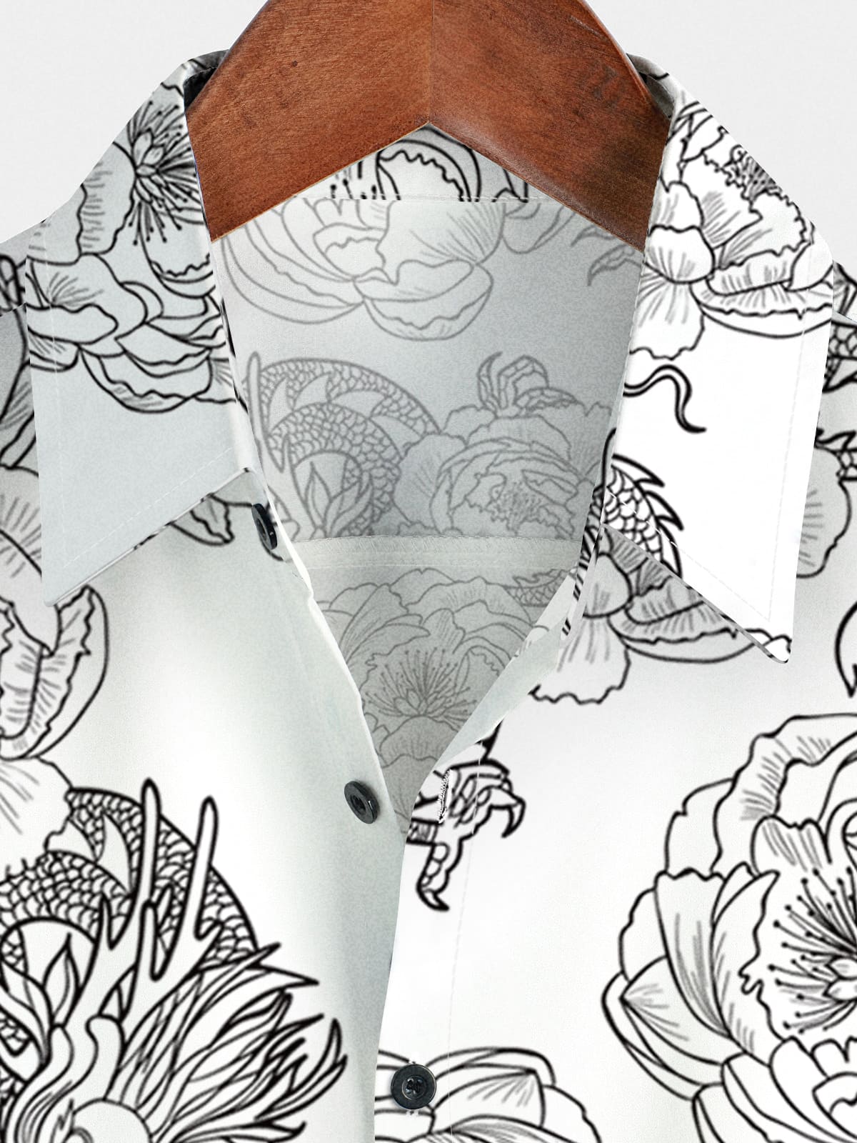 Men's Dragon Holiday Short Sleeve Shirt