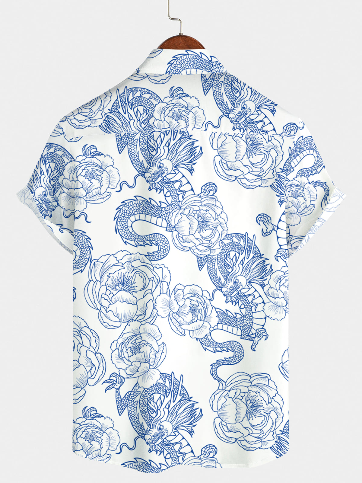 Men's Dragon Holiday Short Sleeve Shirt