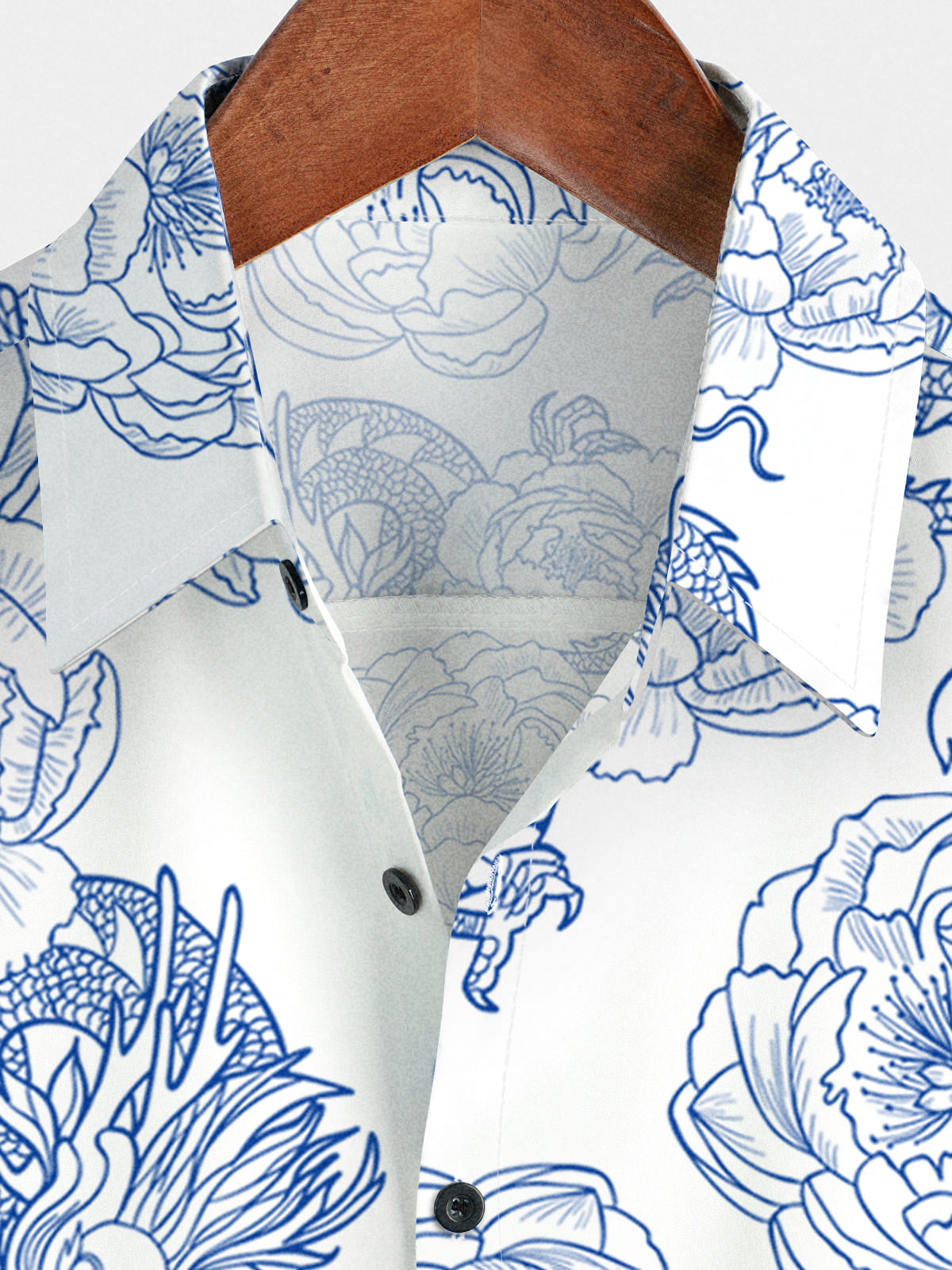 Men's Dragon Holiday Short Sleeve Shirt