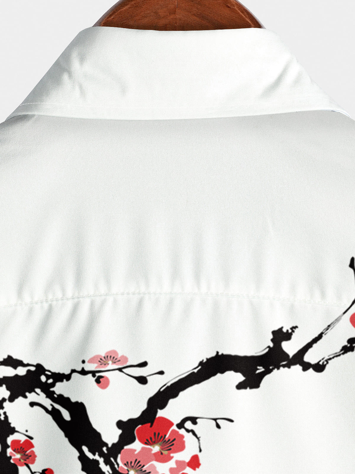 Men's Floral Butterfly Short Sleeve Shirt