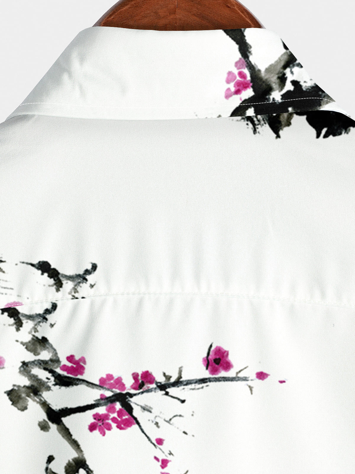 Men's Floral Branch Short Sleeve Shirt