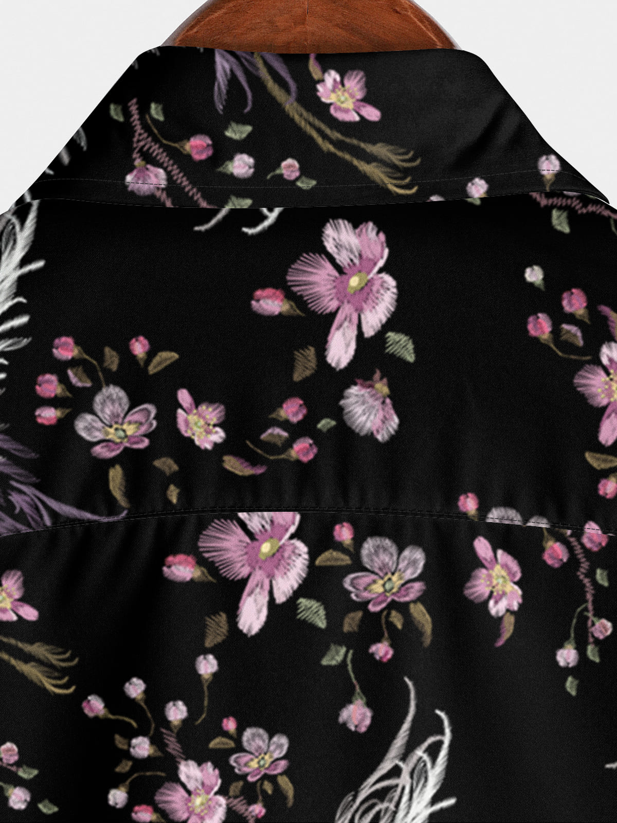Men's Floral Print Short Sleeve Shirt