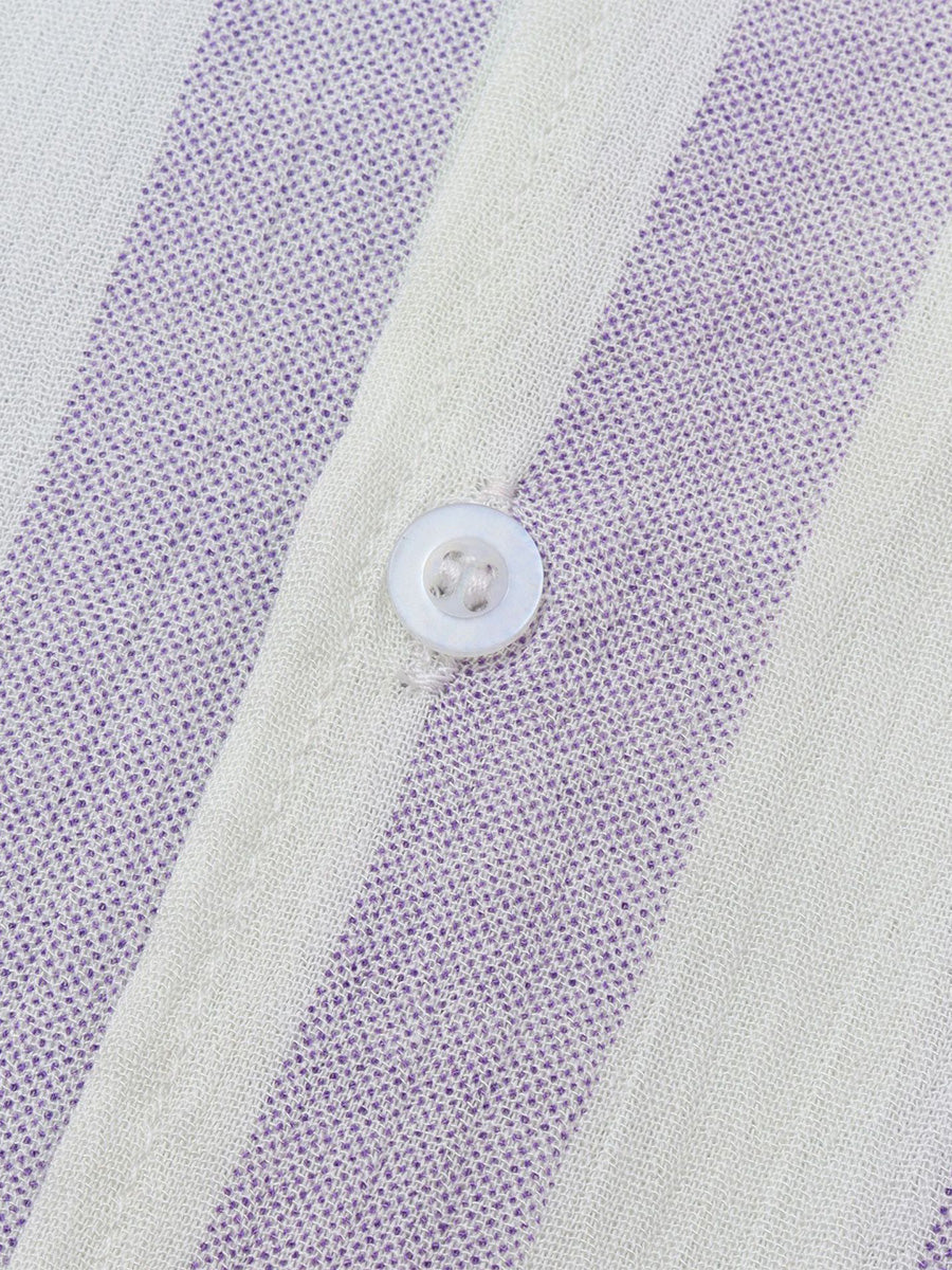 Camicia da uomo a maniche corte con stampa verticale