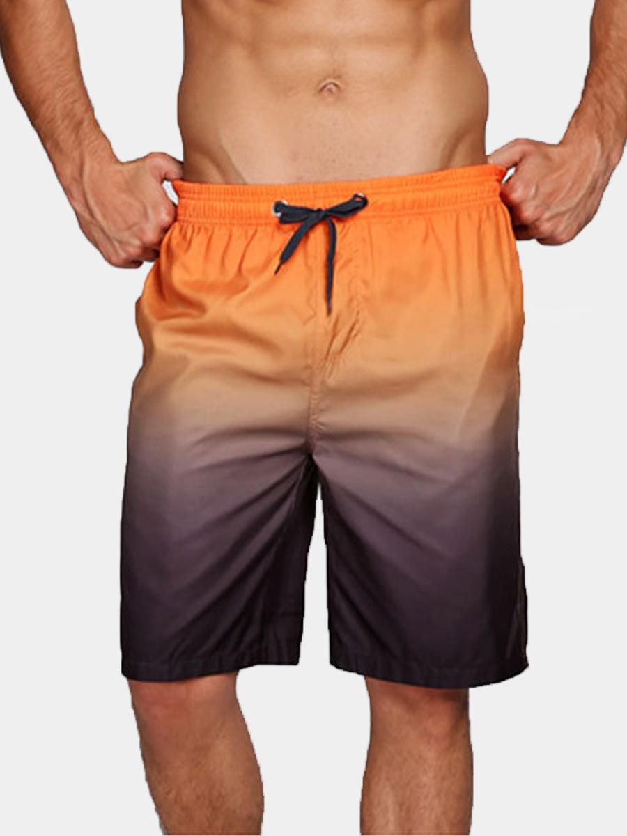 Men's Gradient quick drying Casual Shorts